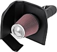K&N Cold Air Intake - Premium High Flow, Lifetime Washable Filter, Guaranteed Horsepower Increase - 63-3082