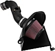 K&N Cold Air Intake - Premium High Flow, Lifetime Washable Filter, Guaranteed Horsepower Increase - 63-3517