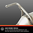 67-1561 Muffler-Back Exhaust System, 5.7L, 8Cyl, Made of Stainless Steel, Performance Series