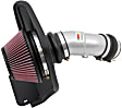 K&N Cold Air Intake - Premium High Flow, Lifetime Washable Filter, Guaranteed Horsepower Increase - 69-5313TS
