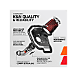 K&N Cold Air Intake - Premium High Flow, Lifetime Washable Filter, Guaranteed Horsepower Increase - 69-5328TC