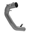77-1006KC Direct Fit Intercooler Hose - Aluminum, Gunmetal Gray, Sold Individually