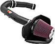 K&N Cold Air Intake - Premium High Flow, Lifetime Washable Filter, Guaranteed Horsepower Increase - 77-1560KTK