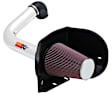 K&N Cold Air Intake - Premium High Flow, Lifetime Washable Filter, Guaranteed Horsepower Increase - 77-2556KP
