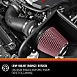 K&N Cold Air Intake - Premium High Flow, Lifetime Washable Filter, Guaranteed Horsepower Increase - 77-3082KP