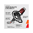 K&N Cold Air Intake - Premium High Flow, Lifetime Washable Filter, Guaranteed Horsepower Increase - 77-6018KC