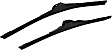 2004 Mazda RX-8 - Front, Driver and Passenger Side Wiper Blade, Frameless, Driver: 20 in.; Passenger: 18 in., Edge Series