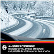 92-2119 Front, Driver and Passenger Side Edge Series Wiper Blade, Frameless Driver
