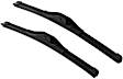 2016 BMW M235i xDrive - Front, Driver and Passenger Side Wiper Blade, Frameless, Driver: 22 in.; Passenger: 18 in., Edge Series