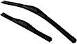 92-2416 Front, Driver and Passenger Side Edge Series Wiper Blade, Frameless Driver