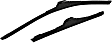 92-2417 Front, Driver and Passenger Side Edge Series Wiper Blade, Frameless Driver