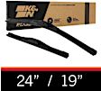 2011 Ford Fusion - Front, Driver and Passenger Side Edge Series Wiper Blade, Frameless Driver