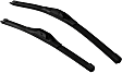 2010 Pontiac G6 - Front, Driver and Passenger Side Wiper Blade, Frameless, Driver: 24 in.; Passenger: 21 in., Edge Series