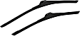 2010 Pontiac G6 - Front, Driver and Passenger Side Wiper Blade, Frameless, Driver: 24 in.; Passenger: 21 in., Edge Series
