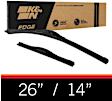 92-2614 Front, Driver and Passenger Side Edge Series Wiper Blade, Frameless Driver