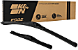 2021 Kia Forte5 - Front, Driver and Passenger Side Wiper Blade, Frameless, Driver: 26 in.; Passenger: 16 in., Edge Series