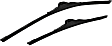 2015 Jeep Cherokee - Front, Driver and Passenger Side Wiper Blade, Frameless, Driver: 26 in.; Passenger: 18 in., Edge Series
