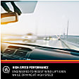 2015 Jeep Cherokee - Front, Driver and Passenger Side Wiper Blade, Frameless, Driver: 26 in.; Passenger: 18 in., Edge Series