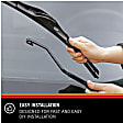 2015 Jeep Cherokee - Front, Driver and Passenger Side Wiper Blade, Frameless, Driver: 26 in.; Passenger: 18 in., Edge Series