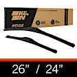 92-2624 Front, Driver and Passenger Side Edge Series Wiper Blade, Frameless 24 in. and 26 in.