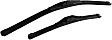 92-2817 Front, Driver and Passenger Side Edge Series Wiper Blade, Frameless Driver