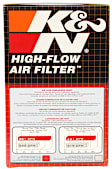 K&N Performance Air Filter - Premium Lifetime, Washable, Replacement Filter - CM-8012
