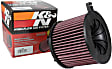 K&N Performance Air Filter - Premium Lifetime, Washable, Replacement Filter - E-0646