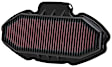 K&N Performance Air Filter - Premium Lifetime, Washable, Replacement Filter - HA-7012