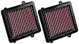 K&N Performance Air Filter - Premium Lifetime, Washable, Replacement Filter - HA-9916