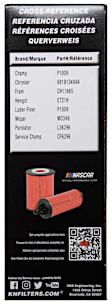 2017 Dodge Grand Caravan - Oil Filter, Cartridge, No, 6 Cyl 3.6L