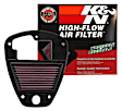 K&N Performance Air Filter - Premium Lifetime, Washable, Replacement Filter - KA-9006
