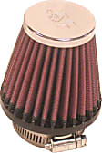 RC-1090 Universal Air Filter - Red, Cotton Gauze, Washable, Universal, Sold Individually