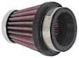 RC-1090 Universal Air Filter - Red, Cotton Gauze, Washable, Universal, Sold Individually