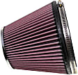RF-1048 Universal Air Filter - Red, Cotton Gauze, Washable, Universal, Sold Individually