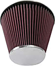 RF-1048 Universal Air Filter - Red, Cotton Gauze, Washable, Universal, Sold Individually