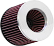 RR-3003 Universal Air Filter - Red, Cotton Gauze, Washable, Universal, Sold Individually