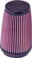 RU-3130 Universal Air Filter - Red, Cotton Gauze, Washable, Universal, Sold Individually