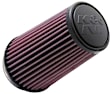 RU-3130 Universal Air Filter - Red, Cotton Gauze, Washable, Universal, Sold Individually