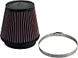 RU-5147 Universal Air Filter - Red, Cotton Gauze, Washable, Direct Fit, Sold Individually