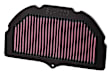 K&N Performance Air Filter - Premium Lifetime, Washable, Replacement Filter - SU-1005