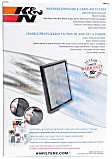 K&N Premium Cabin Air Filter - Lifetime, Washable - VF1011