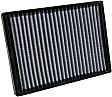 K&N Premium Cabin Air Filter - Lifetime, Washable - VF1012