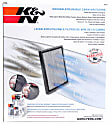 K&N Premium Cabin Air Filter - Lifetime, Washable - VF3000