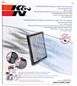 K&N Premium Cabin Air Filter - Lifetime, Washable - VF3002