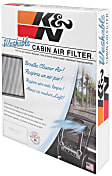 K&N Premium Cabin Air Filter - Lifetime, Washable - VF3017