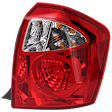Passenger Side Tail Light, with Bulb, Halogen, Clear and Red Lens, 4 Cyl., 2.0L Engine