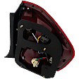 Driver Side Tail Light, with Bulb, Halogen, Clear and Red Lens, 4 Cyl., 2.0L Engine