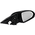 Passenger Side Mirror, Power Adjust, Heated, Manual Folding, Paintable, In-housing Signal Light, With Memory, No Puddle Light, No Auto-Dim, With Blind Spot Detection in Glass