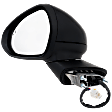 Driver Side Mirror, GT-Line Model, Power Adjust, Heated, Manual Folding, Paintable, In-housing Signal Light, With Blind Spot Detection in Glass