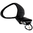 Driver Side Mirror, GT-Line Model, Power Adjust, Heated, Manual Folding, Paintable, In-housing Signal Light, With Blind Spot Detection in Glass